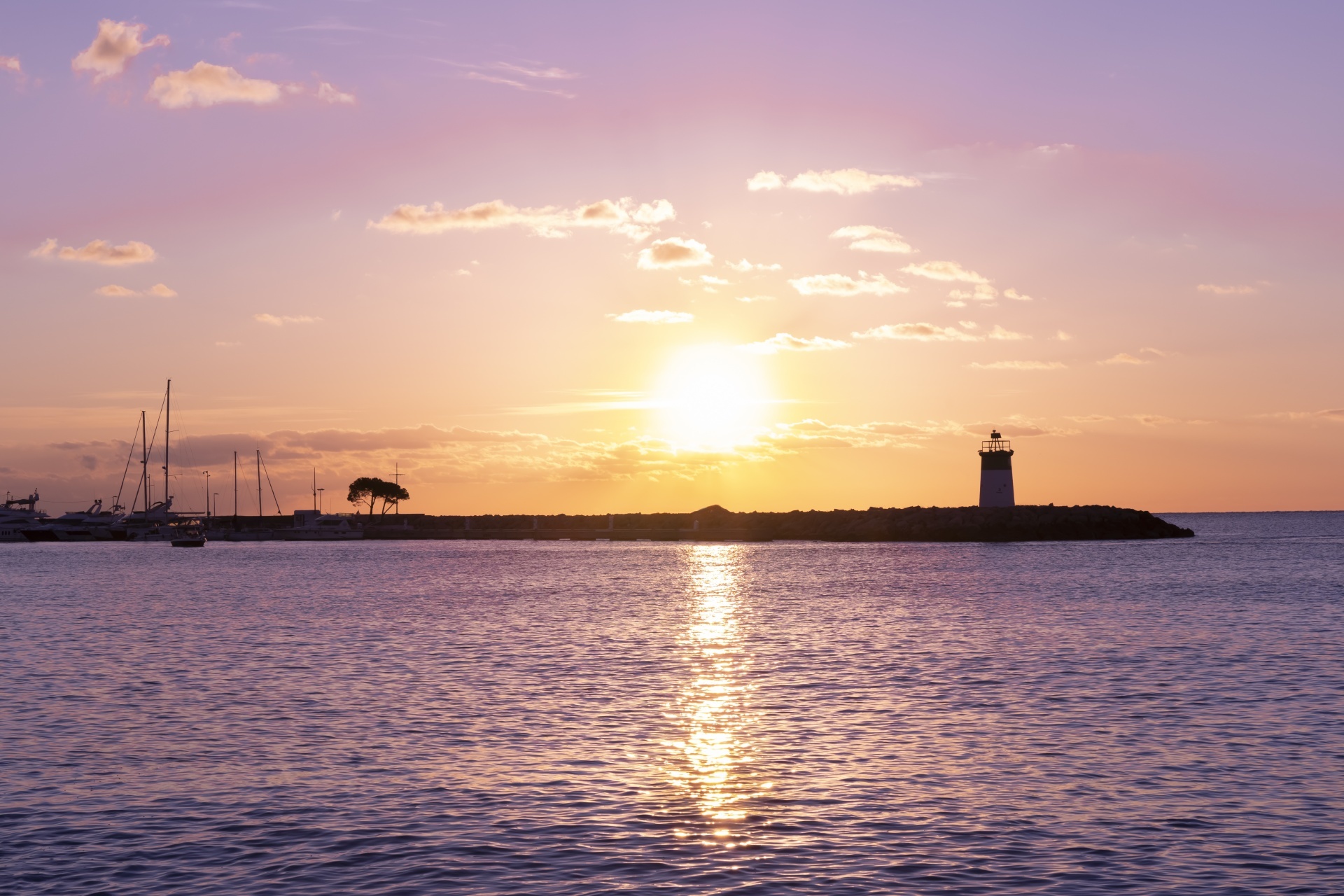 Morning View Of The Lighthouse