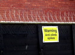 Spiked Security Fencing