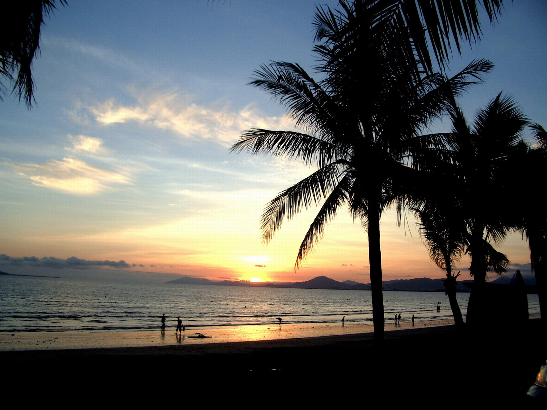 Sunset On The Beach