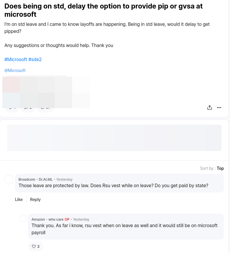 Does being on std, delay the option to provide pip or gvsa at microsoft