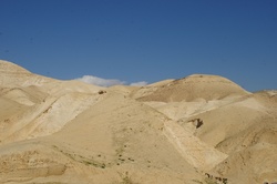 Desert landscape in Israel