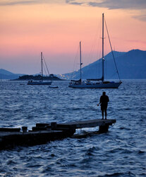 Evening fishing