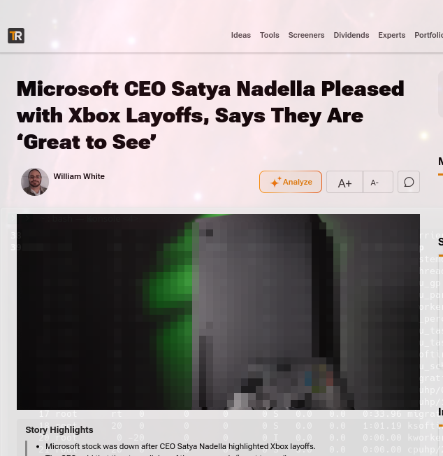 Microsoft CEO Satya Nadella Pleased with Xbox Layoffs, Says They Are ‘Great to See’