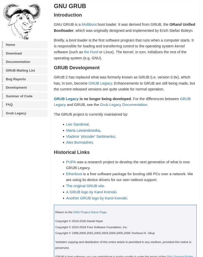 GNU GRUB