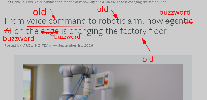 From voice command to robotic arm: how agentic AI on the edge is changing the factory floor