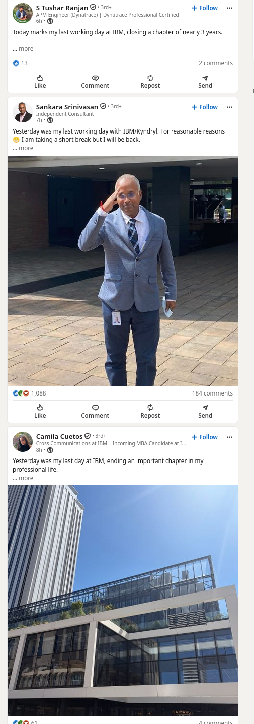 Today marks my last working day at IBM, closing a chapter of nearly 3 years.