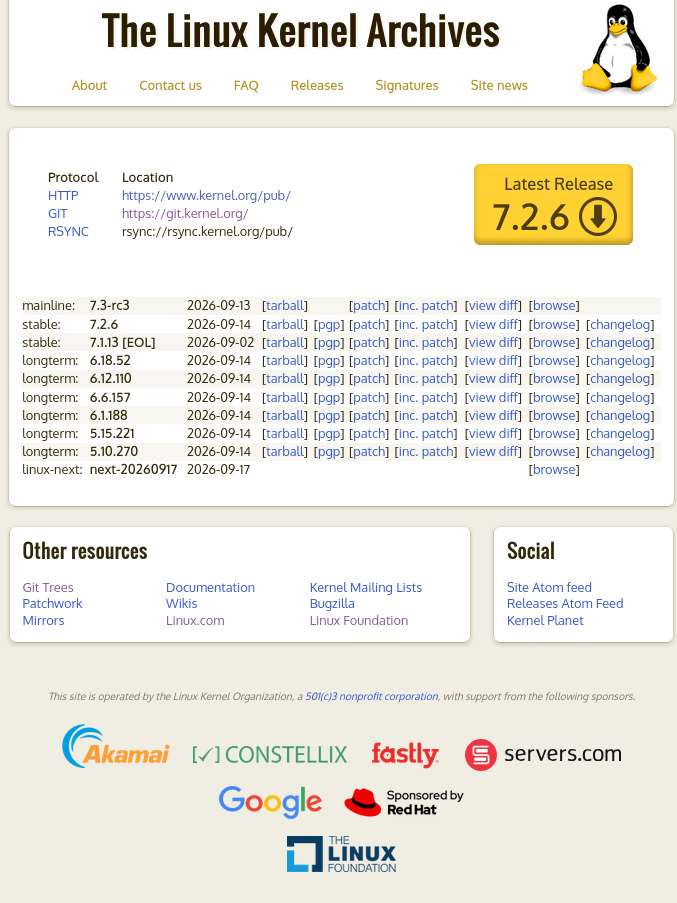 The Linux Kernel Archives