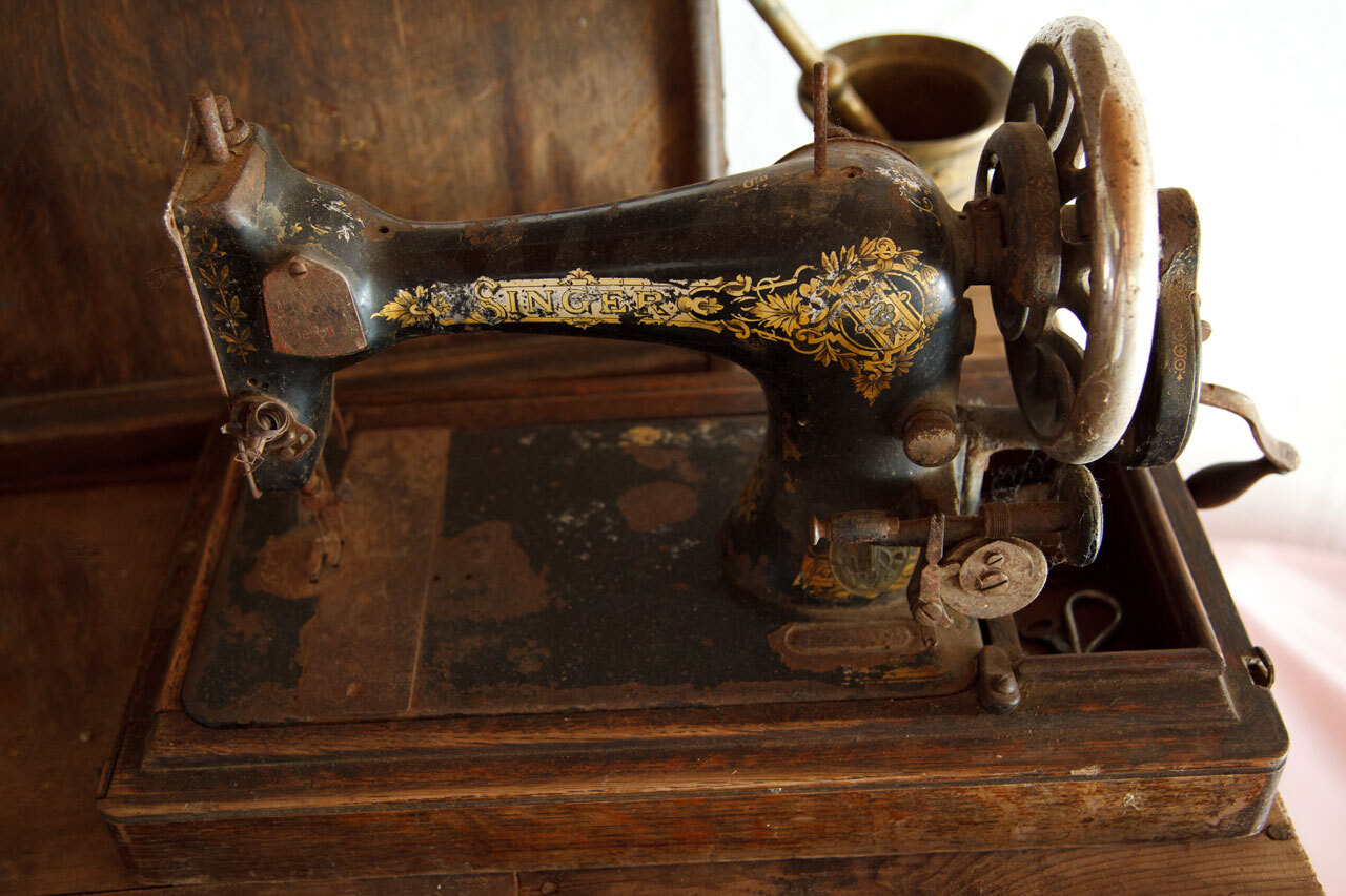 Old sewing machine