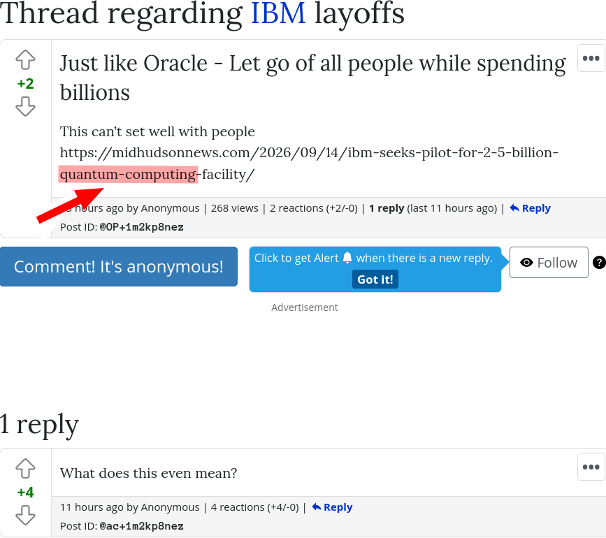 Just like Oracle - Let go of all people while spending billions