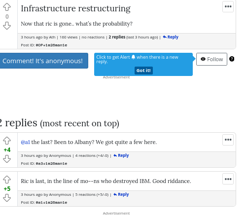 Infrastructure restructuring