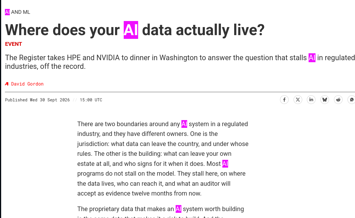 Where does your AI data actually live?
