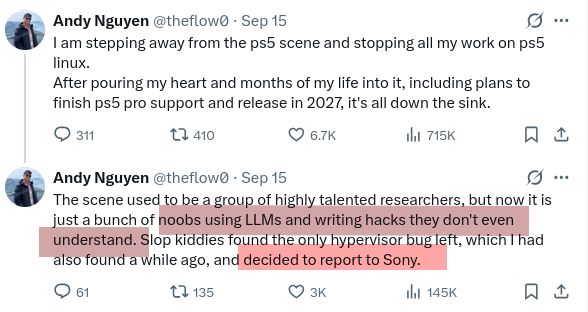 After pouring my heart and months of my life into it, including plans to finish ps5 pro support and release in 2027, it's all down the sink.