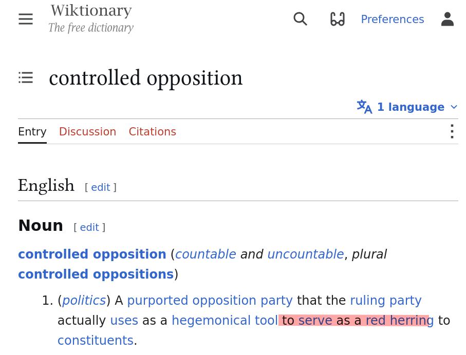 controlled opposition