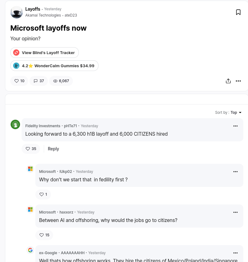 Microsoft layoffs now