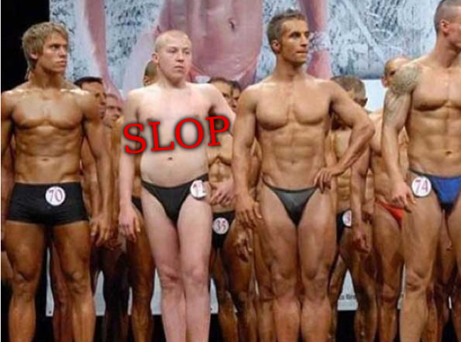 Fake bodybuilder