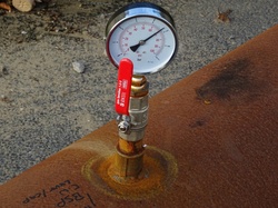 Overland Pipe Pressure Gauge Lever