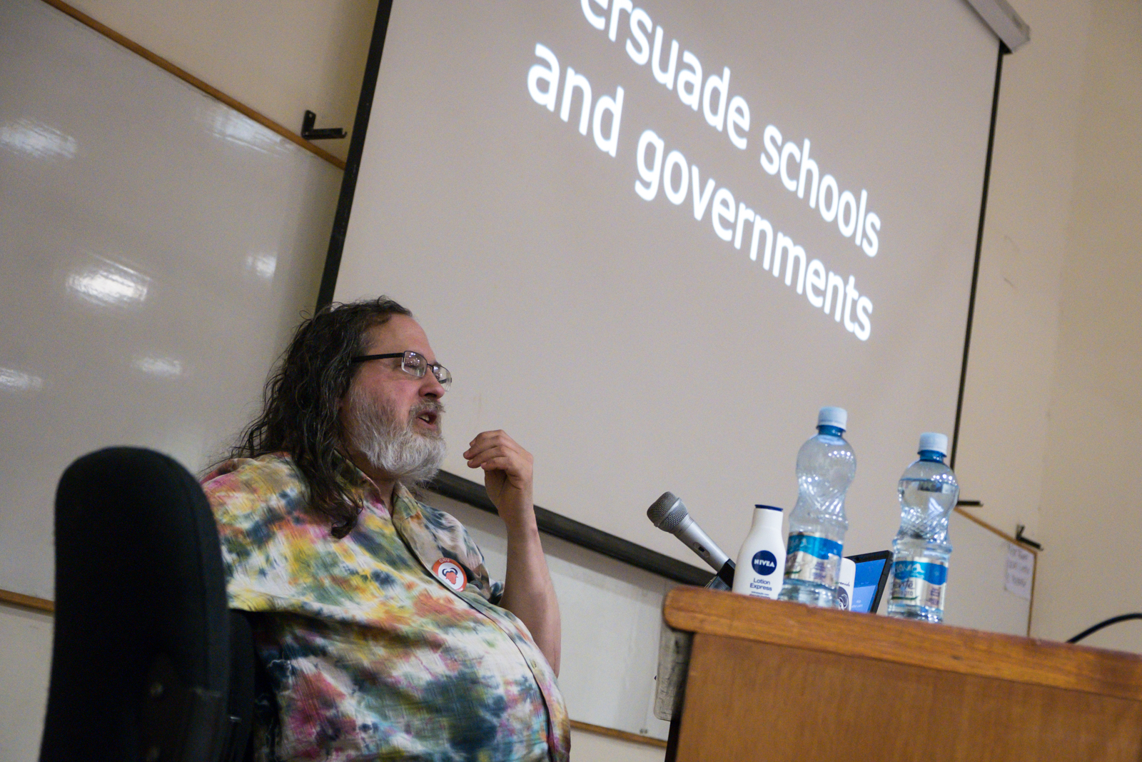 Talk by Stallman
