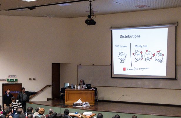 Talk by Stallman
