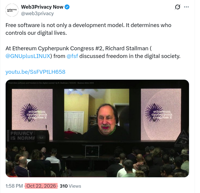 Free software is not only a development model. It determines who controls our digital lives.