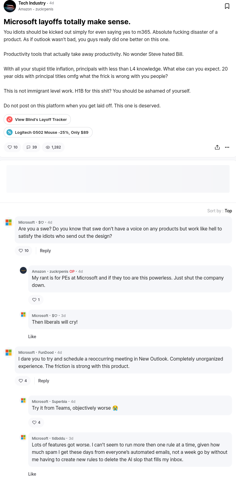 Microsoft layoffs totally make sense.