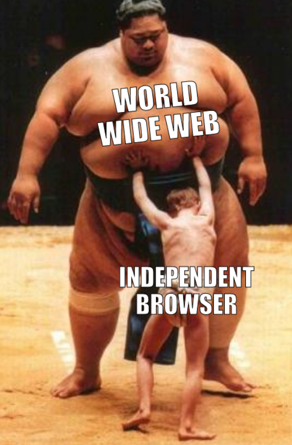 Independent browser vs World Wide Web