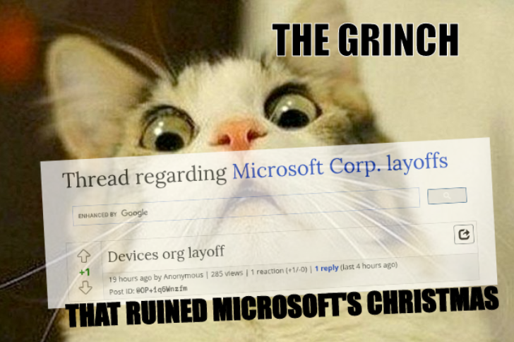 The Grinch that ruined Microsoft's Christmas