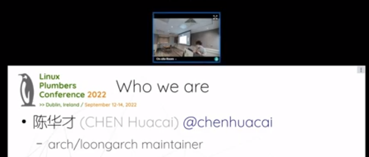 Huacai Chen LoongArch talk