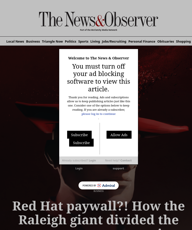 Red Hat paywall?! How the Raleigh giant divided the open source community.