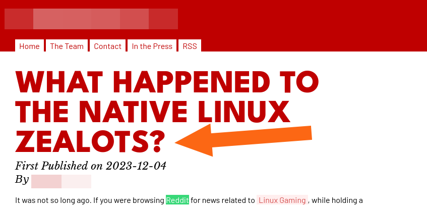 What Happened to the Native Linux Zealots?