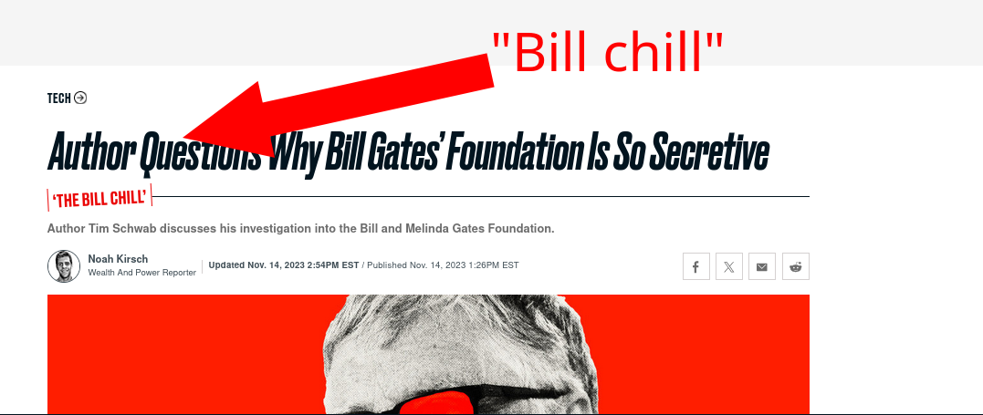 Bill chill