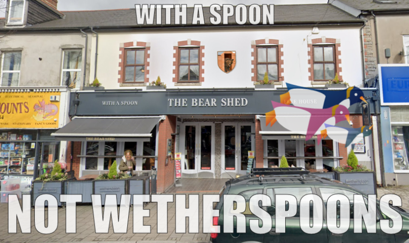With a spoon; Not Wetherspoons; Tux Machines