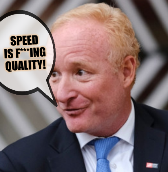 speed is f***ing quality!