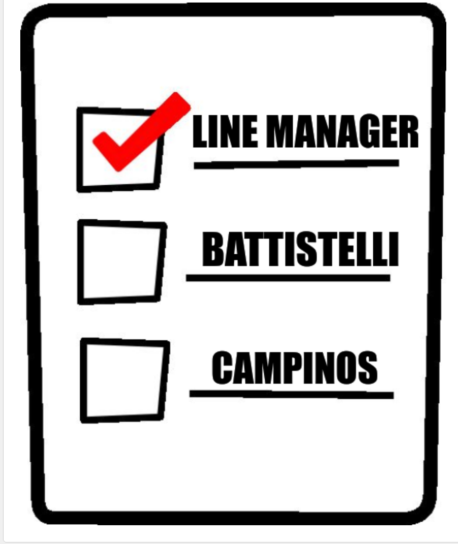 Campinos, Battistelli, and line manager