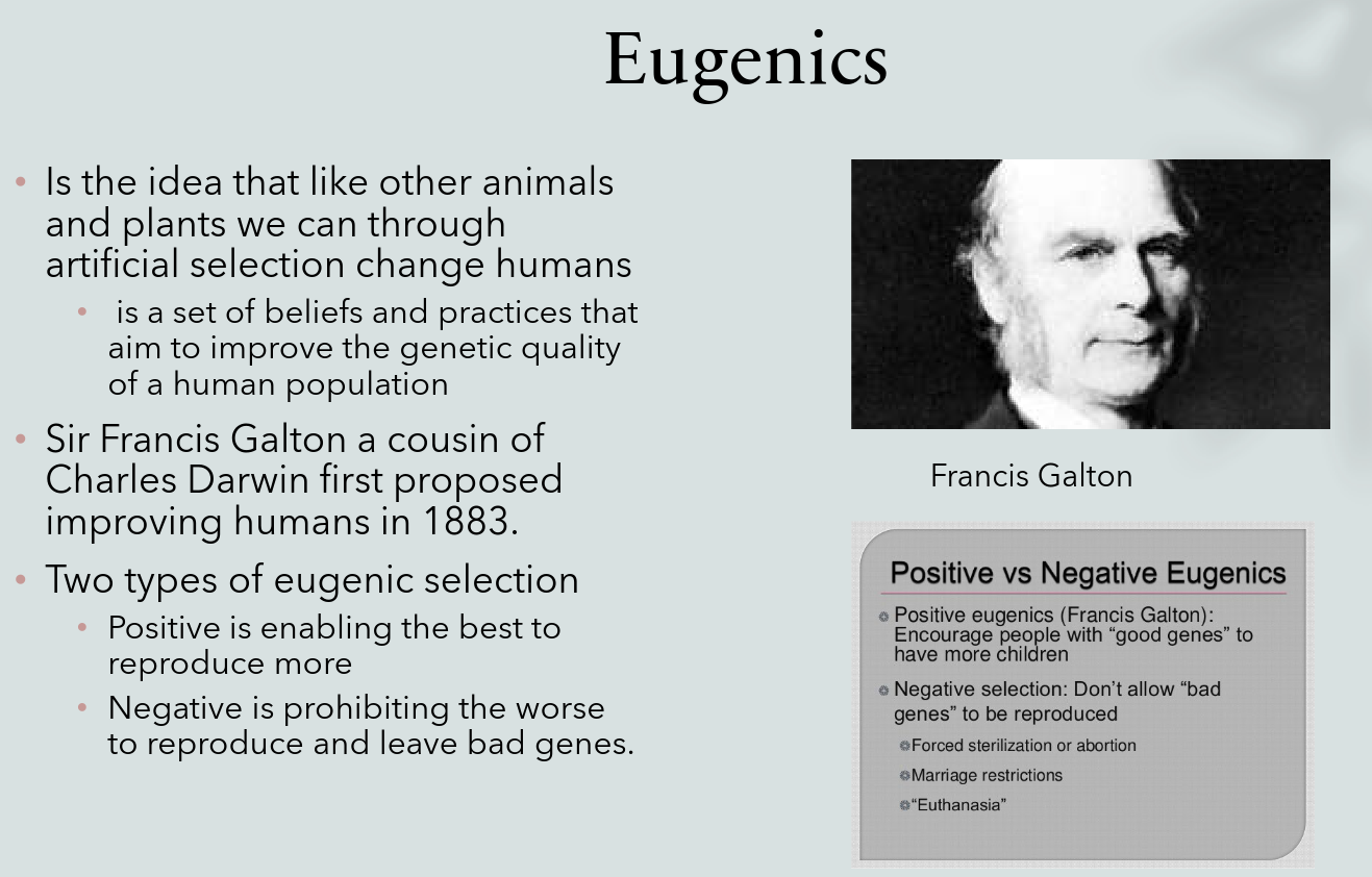 Eugenics idea