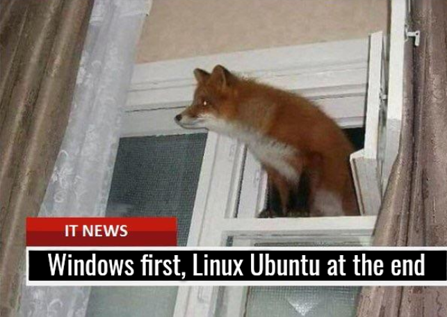 Windows first, Linux Ubuntu at the end
