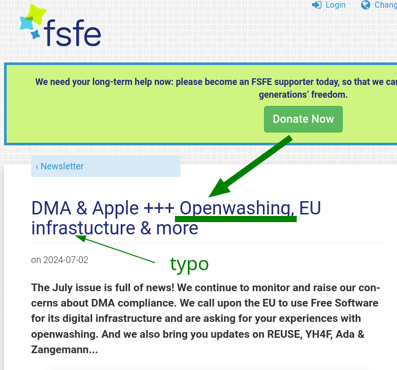 DMA & Apple +++ Openwashing, EU infrastucture & more