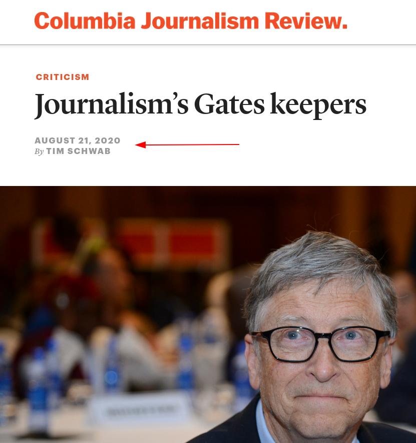 Journalism’s Gates keepers