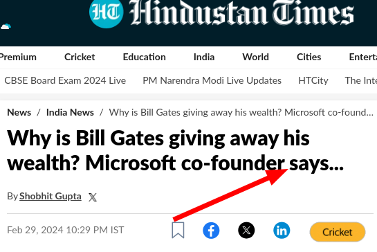 Bill Gates claims