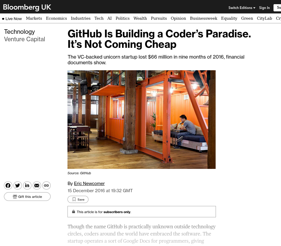 GitHub Is Building a Coder’s Paradise. It’s Not Coming Cheap