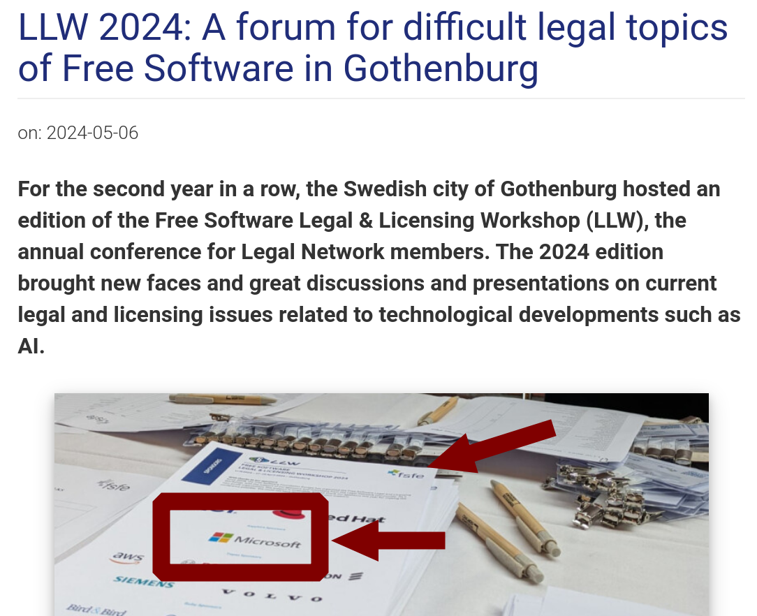 For the second year in a row, the Swedish city of Gothenburg hosted an edition of the Free Software Legal & Licensing Workshop (LLW), the annual conference for Legal Network members. The 2024 edition brought new faces and great discussions and presentations on current legal and licensing issues related to technological developments such as AI.