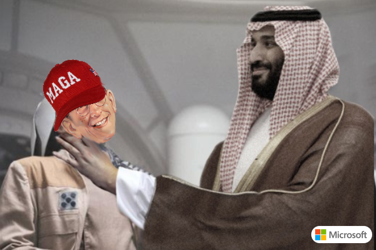 MbS and Bill Gates
