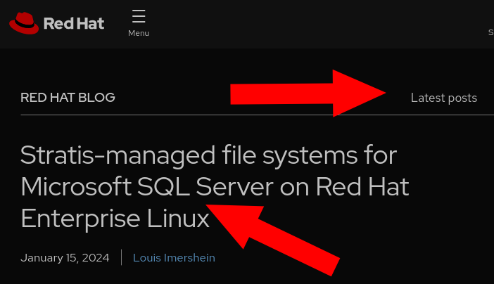 Stratis-managed file systems for Abusive Monopolist Microsoft SQL Server on Red Bait Enterprise GNU/Linux