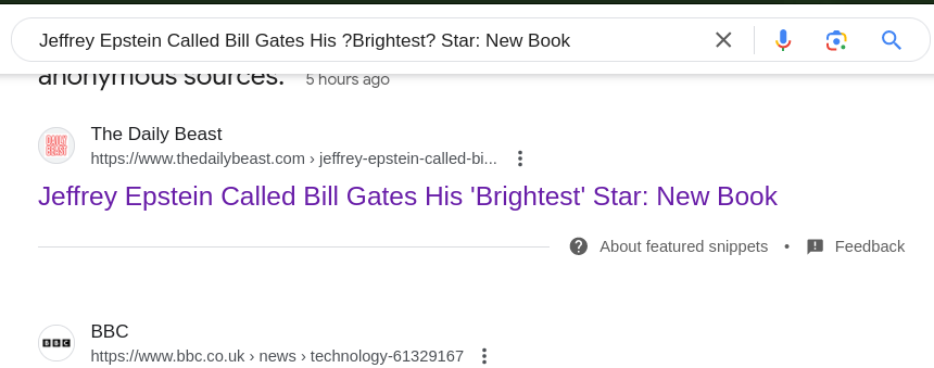 Jeffrey Epstein Called Bill Gates His 'Brightest' Star: New Book