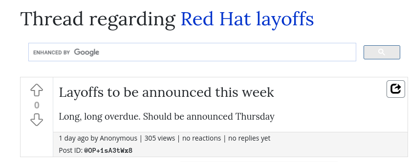 Red Hat layoffs: Layoffs to be announced this week