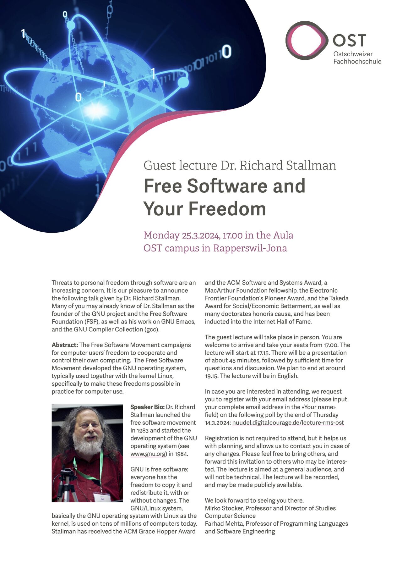 Richard Stallman's abstract