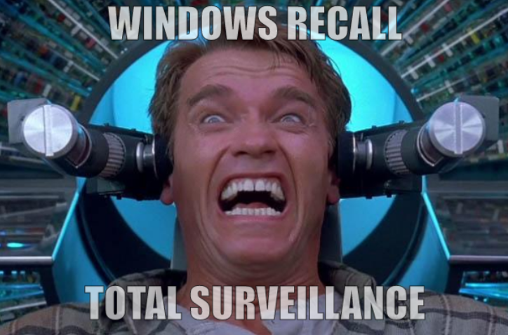 Windows recall Total Surveillance