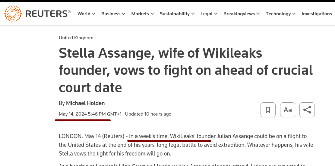 Stella Assange, wife of Wikileaks founder, vows to fight on ahead of crucial court date