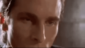 Patrick Bateman looks at phone then drops it: 'Maybe I shouldn't have tweeted that...'