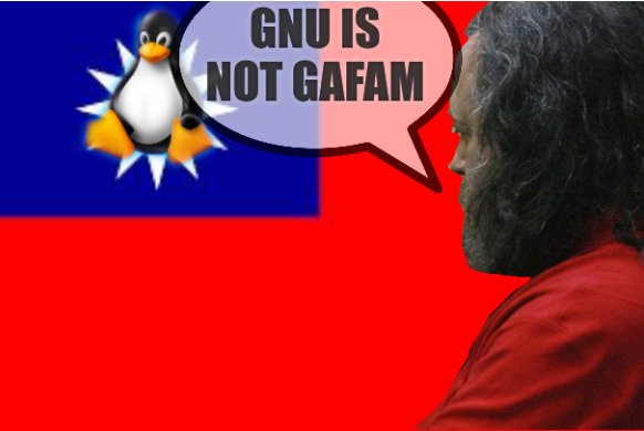 Taiwan GNU is not GAFAM