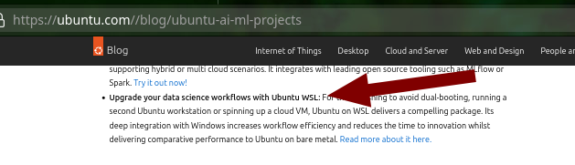 Upgrade your data science workflows with Ubuntu WSL: For those wishing to avoid dual-booting, running a second Ubuntu workstation or spinning up a cloud VM, Ubuntu on WSL delivers a compelling package. Its deep integration with Windows increases workflow efficiency and reduces the time to innovation whilst delivering comparative performance to Ubuntu on bare metal. Read more about it here.